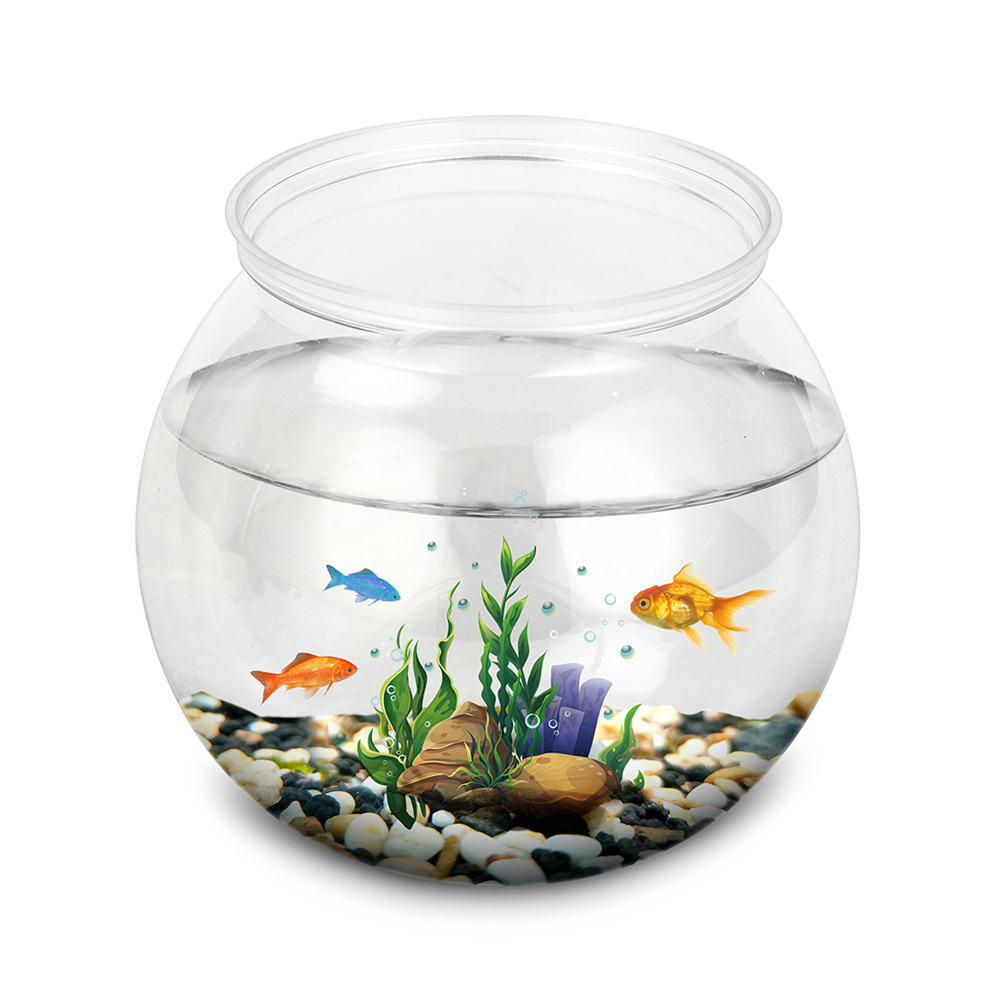 All Fish In Aquarium - Пластиковая миска для рыбы, размеры L,