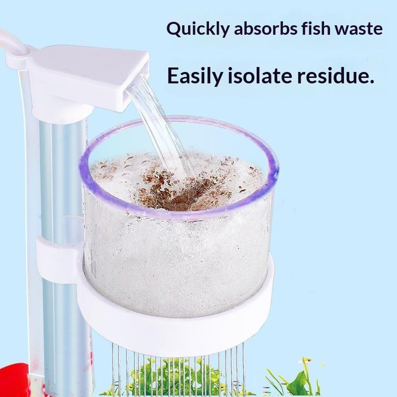 Aquarium Fish Waste Collector - Система сбора рыбьих отходов Air-Lift, 1