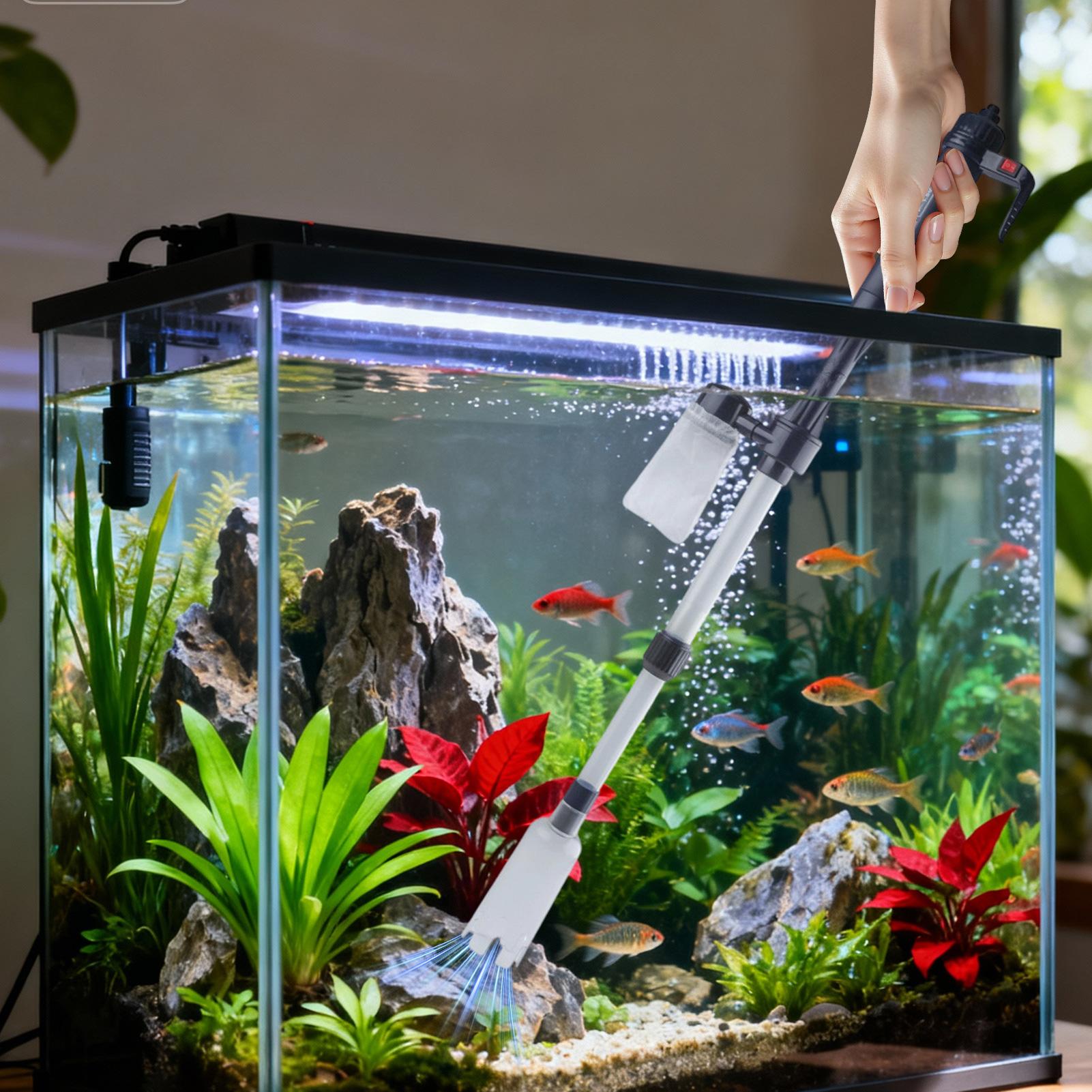 Aquarium Fish Waste Collector - Аквариумный пылесос 3 в 1 для