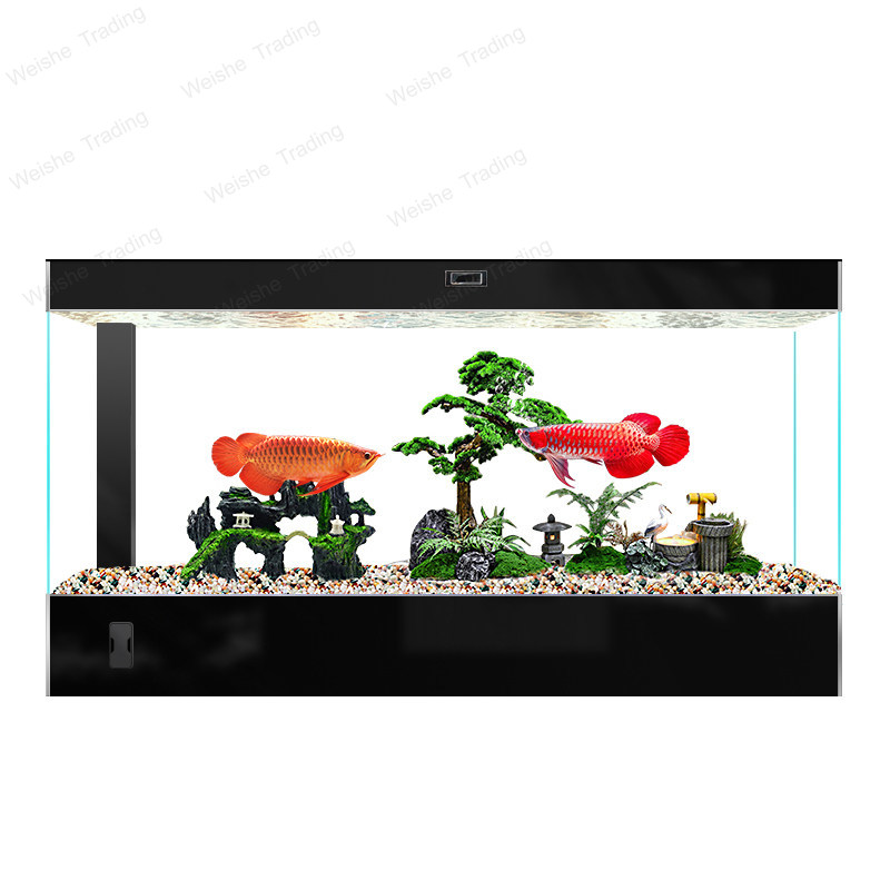 All Fish In Aquarium - Большой напольный аквариум для золотых рыбок,