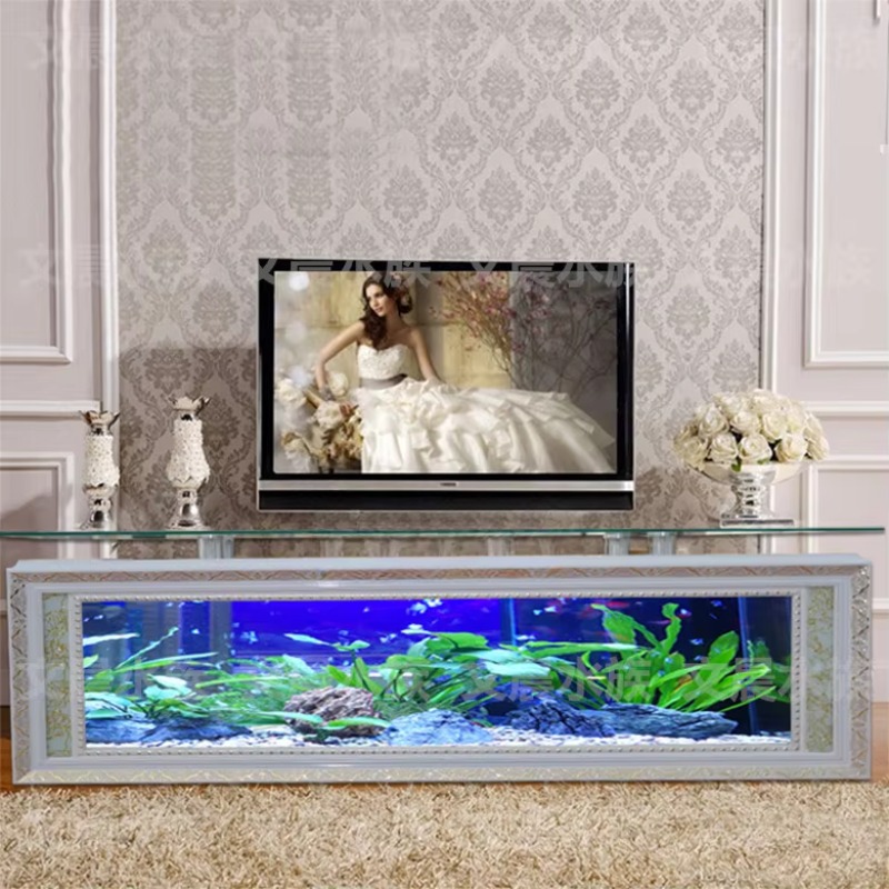 Live Fish Aquarium - Европейский ТВ-шкаф для аквариума, гостиной, дома,