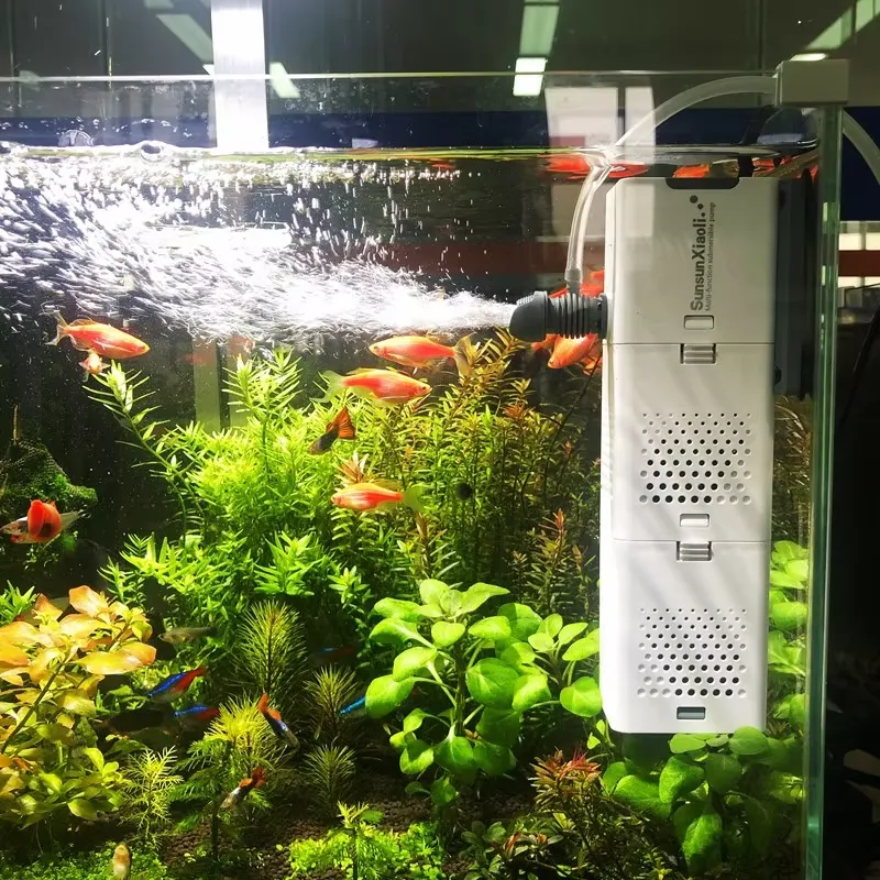 All Fish In Aquarium - Внутренний фильтр для аквариума 4-в-1, ультратихий,