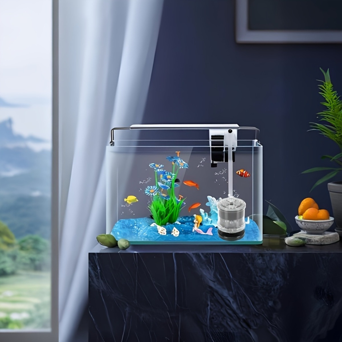 Аквариумный фильтр, табурет дл – обзор и цена Aquarium Fish Waste Collector