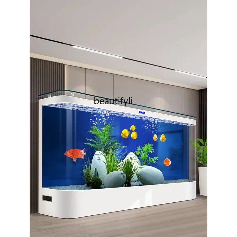 Экологический аквариум от пола – обзор и цена Live Fish Aquarium