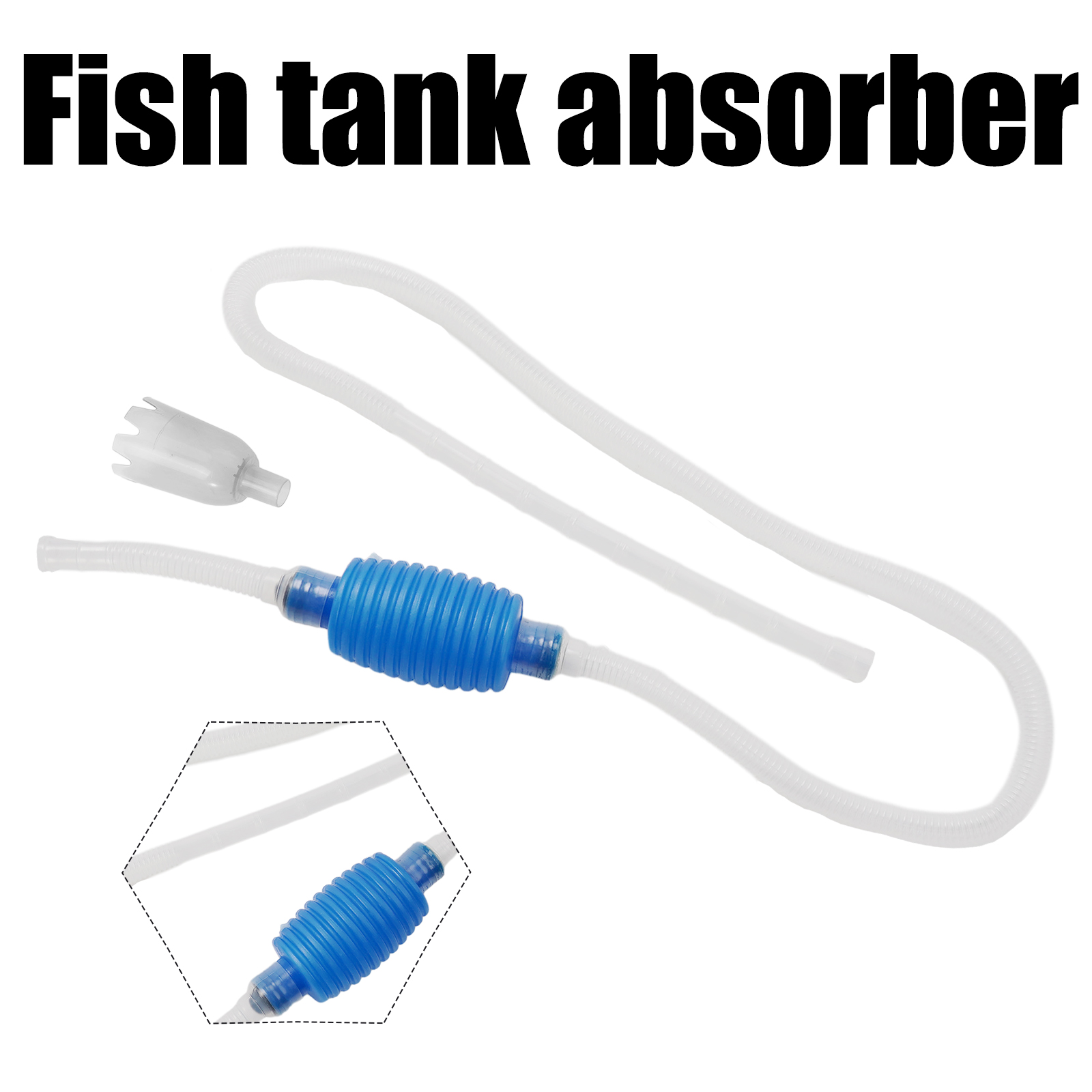 Ручной аквариумный пылесос для – обзор и цена Aquarium Fish Waste Collector