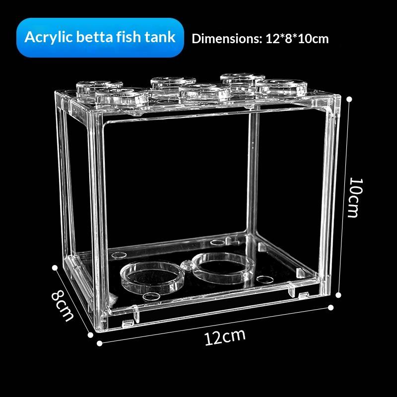 Миниатюрный акриловый аквариум – обзор и цена Live Fish Aquarium