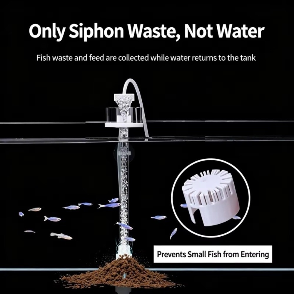 Съемный сборник рыбных отходов – обзор и цена Aquarium Fish Waste Collector